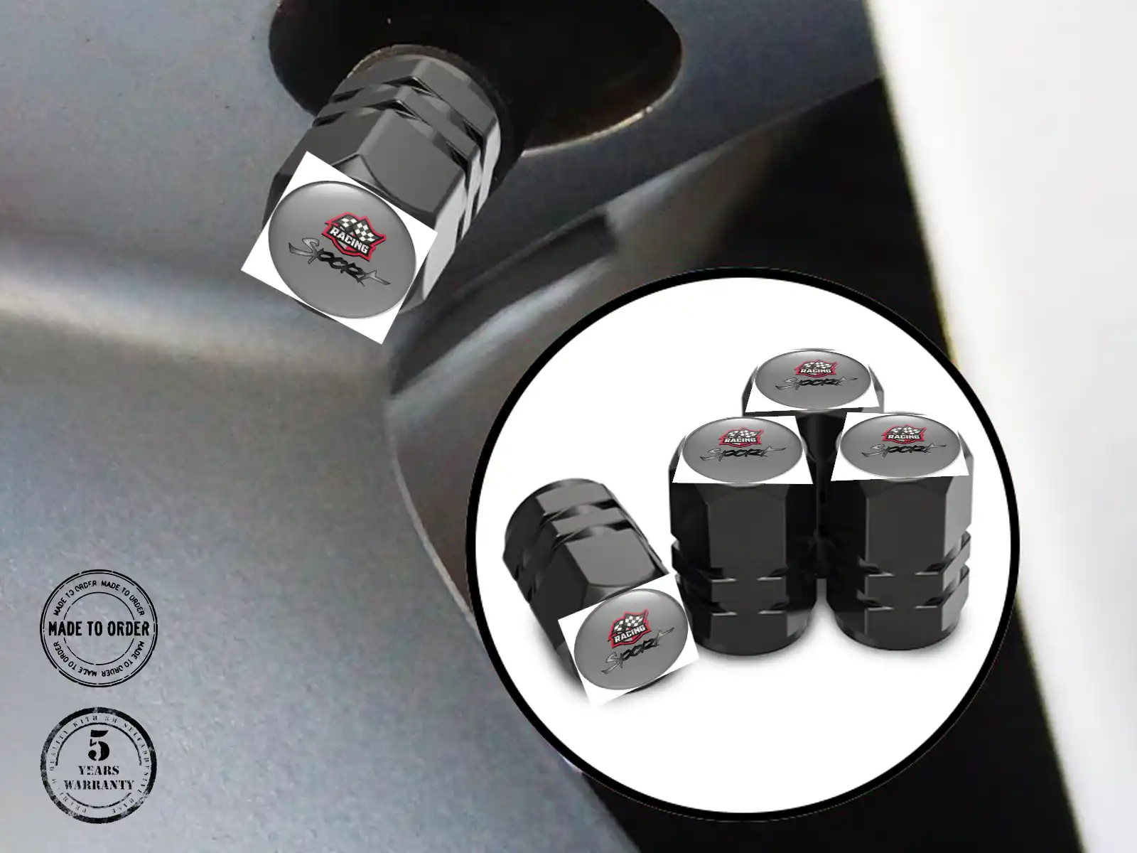 Wheel Valve Covers for Bike Custom Style